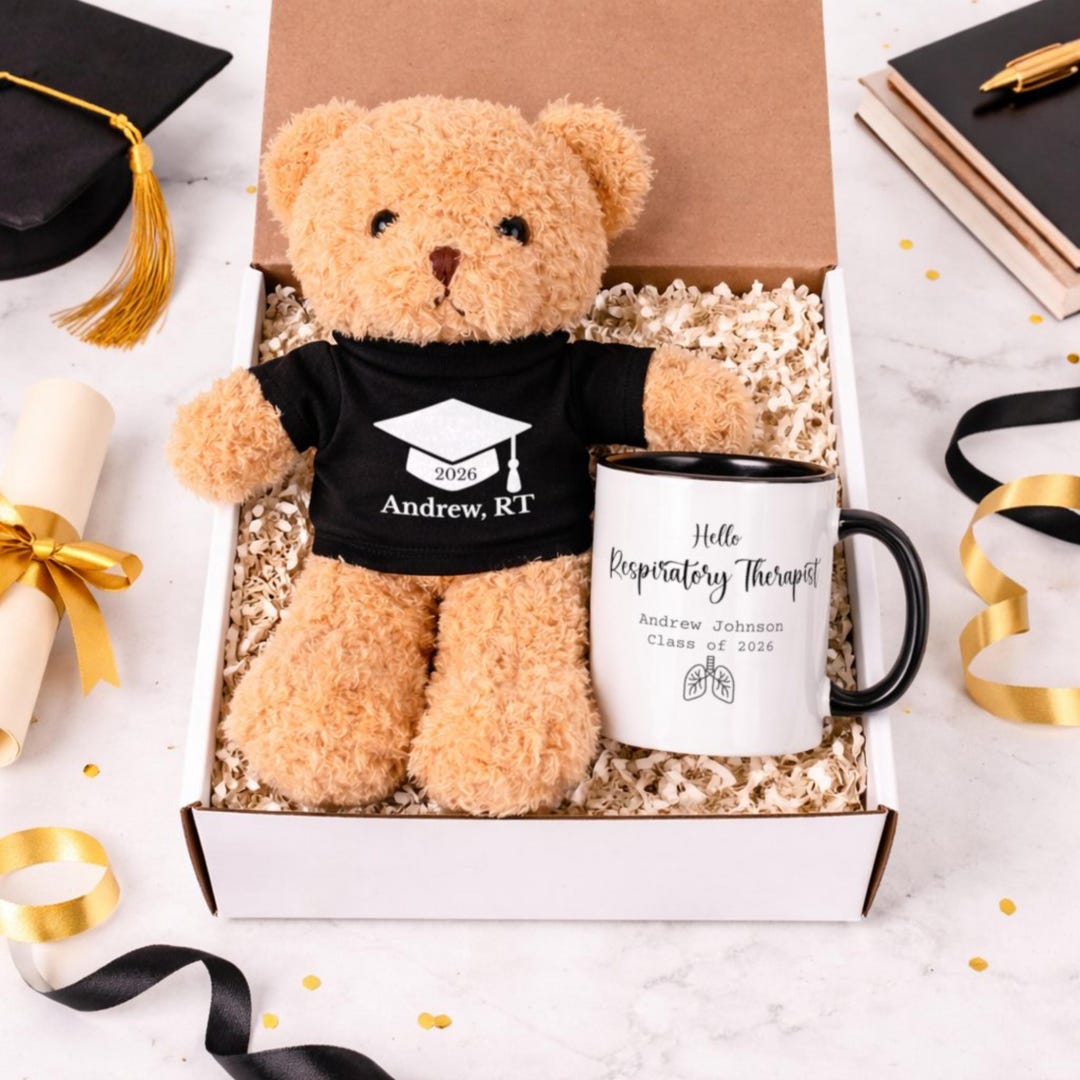 Respiratory Therapist Graduation Gift Box, RT Grad Gift Set, RRT Gift ...