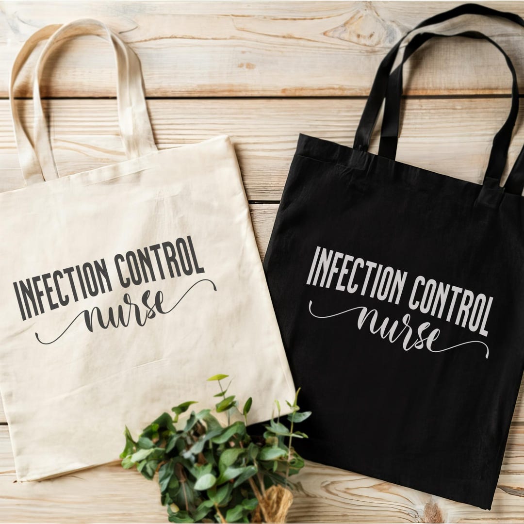 Infection Control Nurse Gift Canvas Tote Bag Infection Preventionist ...