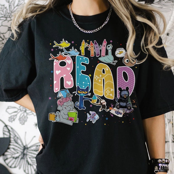 Read Children's Books Teacher T-Shirt, Teacher Life Shirt, Teacher Book Shirt, Kindergarten Shirt Gift For Teacher