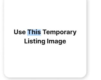 May include: Placeholder image text that says "Use This Temporary Listing Image".