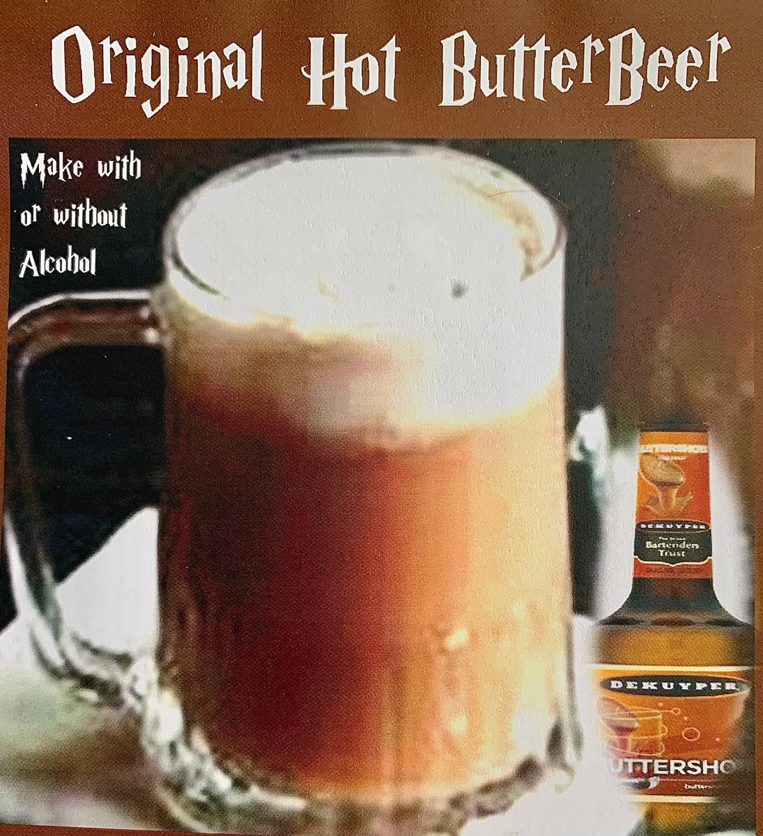 The Original Hot Butterbeer Mix, I Created in 2017 makes 1/2 Gallon Etsy