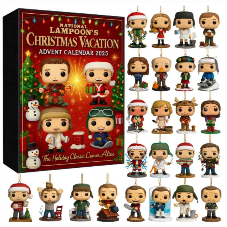 Discover National Lampoon's Christmas Vacation Advent Calendar 2025, 24 Day Christmas Vacation, Calendar Advent Christmas Movie Contains 24 Gifts