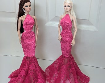 Fashion Royalty, Poppy Parker, Integrity Toys, Nu.Face, sewing kits for a gorgeous prom/bridesmaid mermaid gown for 12.5", rare find gift