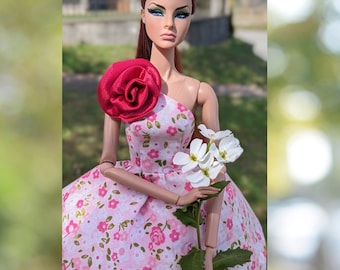 Fashion Royalty, Poppy Parker, Nu Face 12.5" Doll Dress PDF Sewing Pattern:
