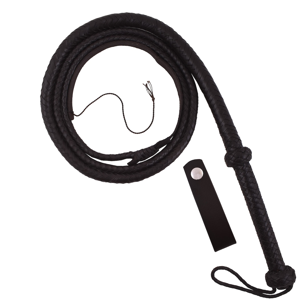 Sex & Mischief Fouet En Cuir Noir