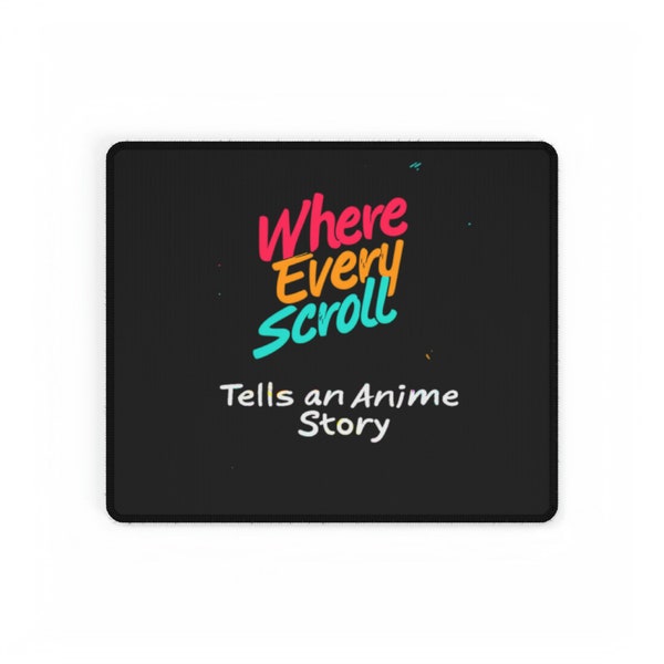 Tapis de souris où chaque rouleau raconte une histoire d'anime : un cadeau unique pour les amateurs de dessins animés | Tapis de souris original pour Otaku | Accessoire de bureau design anime sympa