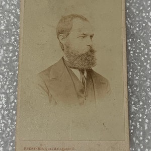 Vintage CDV of the "Count of Paris" Prince Philippe of Orleans-Civil War