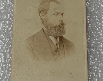 Vintage CDV of the "Count of Paris" Prince Philippe of Orleans-Civil War