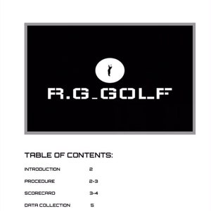 Puede incluir: Tabla de contenido para un documento titulado "FR.C3_C3 COLLFF" con las siguientes secciones: Introducción, Procedimiento, Tarjeta de puntuación, Recopilación de datos y Reflexión.