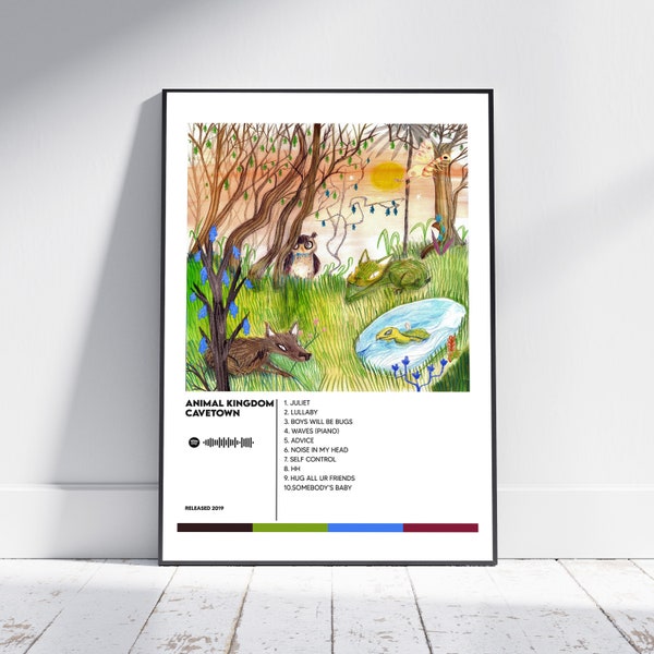 Cavetown Animal Kingdom Album Cover Print Poster Minimalist Album Cover Poster, Album Prints, Digital Download