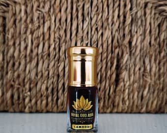 Cambodian Oud Oil - Premium Cambodian-100% Organic - Royal Oud Asia- Etsy Exclusive