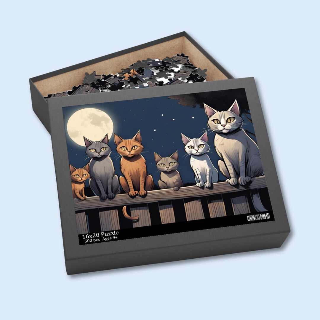 Cat Siblings Jigsaw Puzzle main image 1