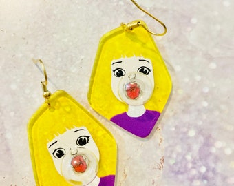 Bubble Girl earrings