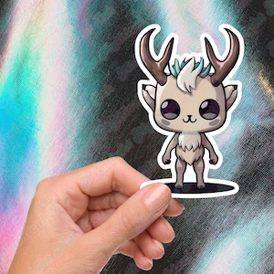 Wendigo Sticker | Cryptids & Mythical Creatures | Waterproof/UV Vinyl Decal for Laptop, Water Bottle, Tumbler, Phone, Notebook, Car