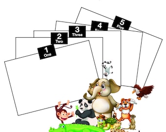 Learn to count number animals home therapy learning for toddlers