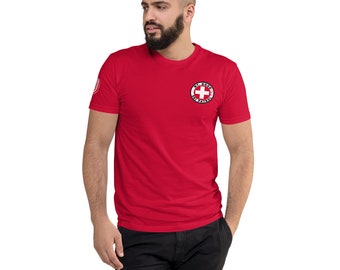 AGED - Mt Hood Ski Patrol - 2024 Official T-Shirt - Fitted Men's T-Shirt