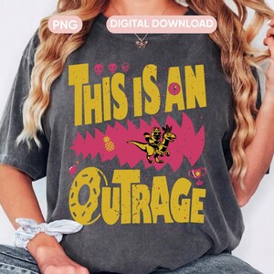 This Is An Outrage PNG, Dungeon Crawler Carl Digital File, Bookish PNG File, Book Lover Gift, Sci Fi Fantasy
