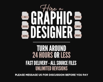 Hire A Graphic Designer Service, Fast Delivery, Professional Custom Order Request, Logo Design, Editing Instant Expert, Graphic Designer