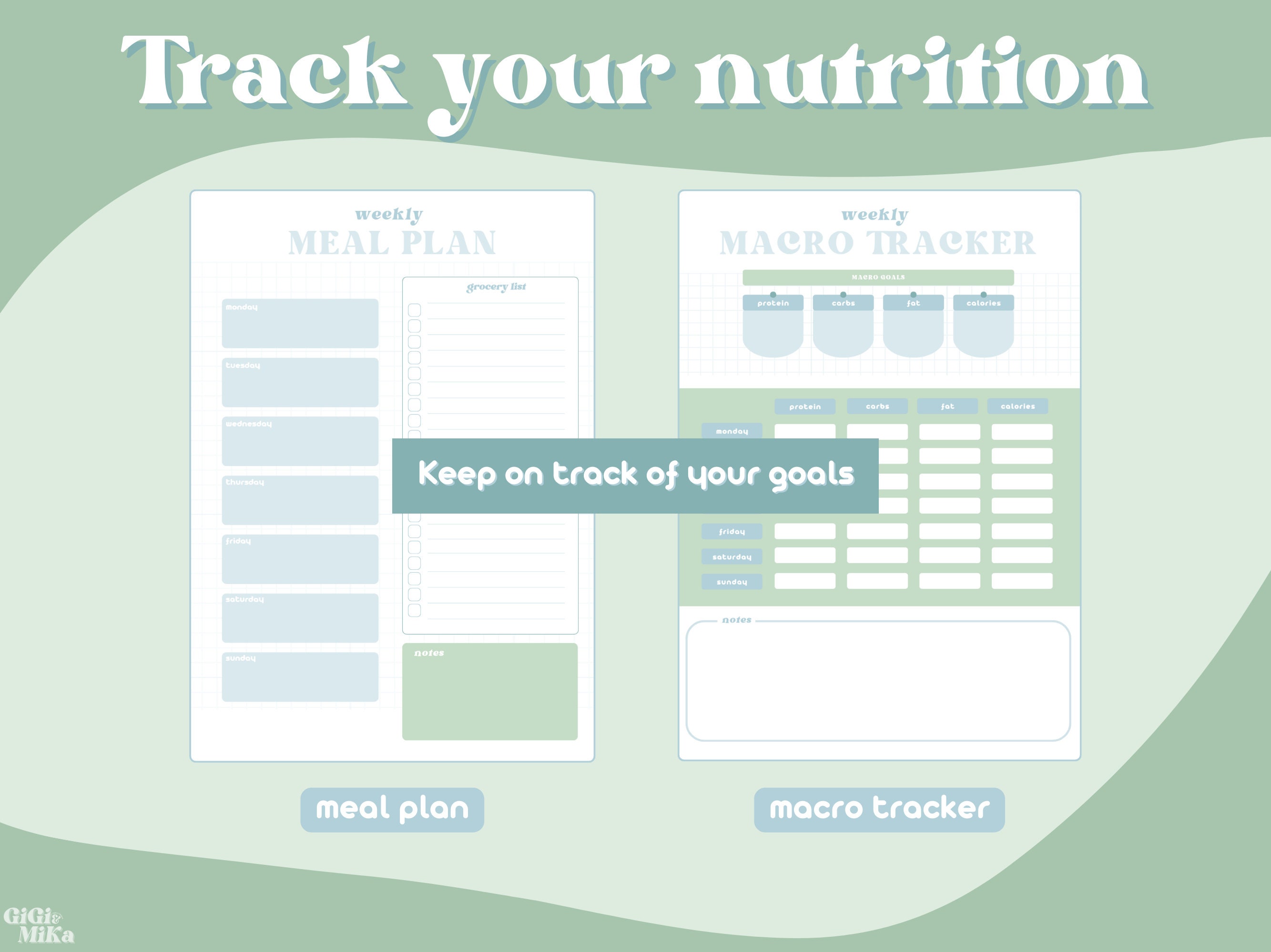 Digital Fitness Planner Fitness Journey Tracker Health & Wellness Digital Download PDF, Ipad