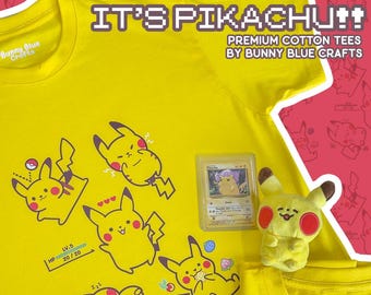 It&#39;s Pikachu! Premium Cotton Tees