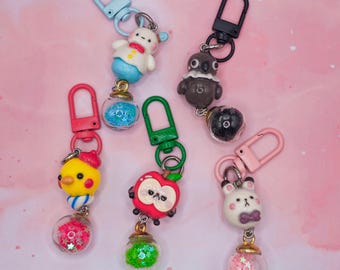 Love and Deepspace Handmade Clay Charms