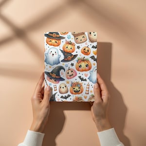 Kawaii Pumpkin Clipart Set – 22 Cute Fall Pumpkins PNG | Halloween Autumn Stickers | Pastel Pumpkin Sublimation | Cozy Autumn Clip Art
