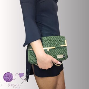 Hand woven bag / Unique handmade bag / Crochet bag / Luxury bag / Women bag / Shoulder bag / Gift for her /