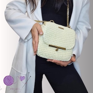 Hand woven bag / Unique handmade bag / Crochet bag / Luxury bag / Women bag / Shoulder bag / Gift for her /