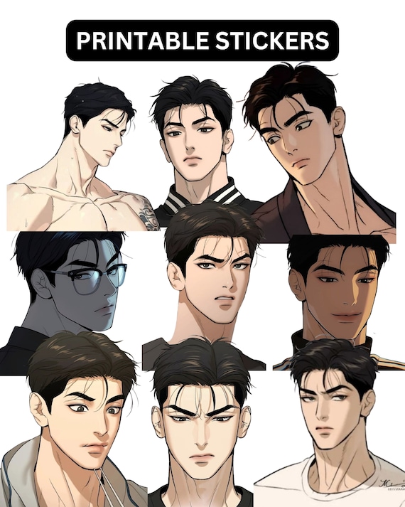 Jinx Manhwa Digital Printable Stickers - Etsy Denmark