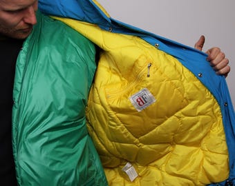 Vintage ELLESSE Vertical Dive Ski Jacket Size L Fits M - Etsy