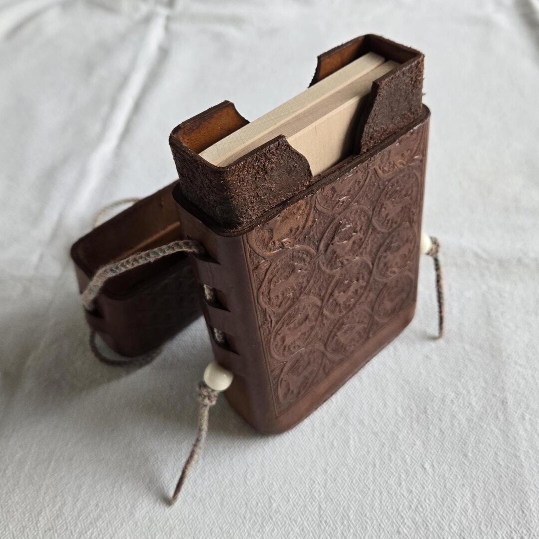 Medieval Case File Leather Case With Medieval Wax Tablet - Etsy