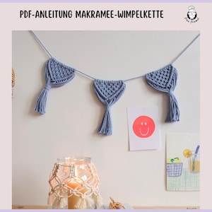 Instruktioner för makramégirlang – Nybörjarguide för makramé som PDF