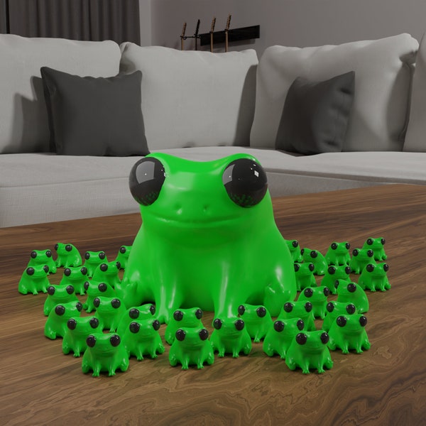 The Little Frog - 3D printed froggy figurine
