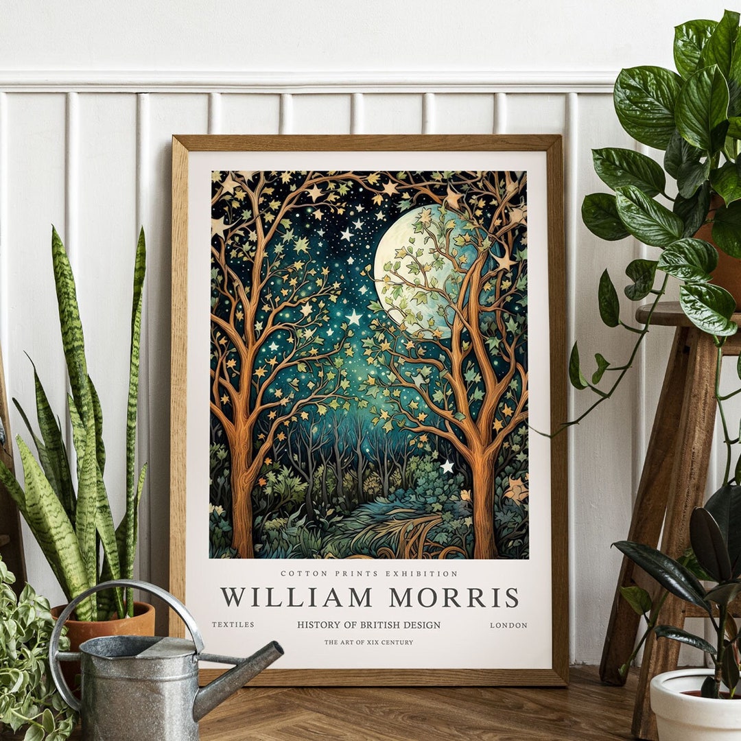 William Morris Print Exhibition Print William Morris Poster Vintage ...