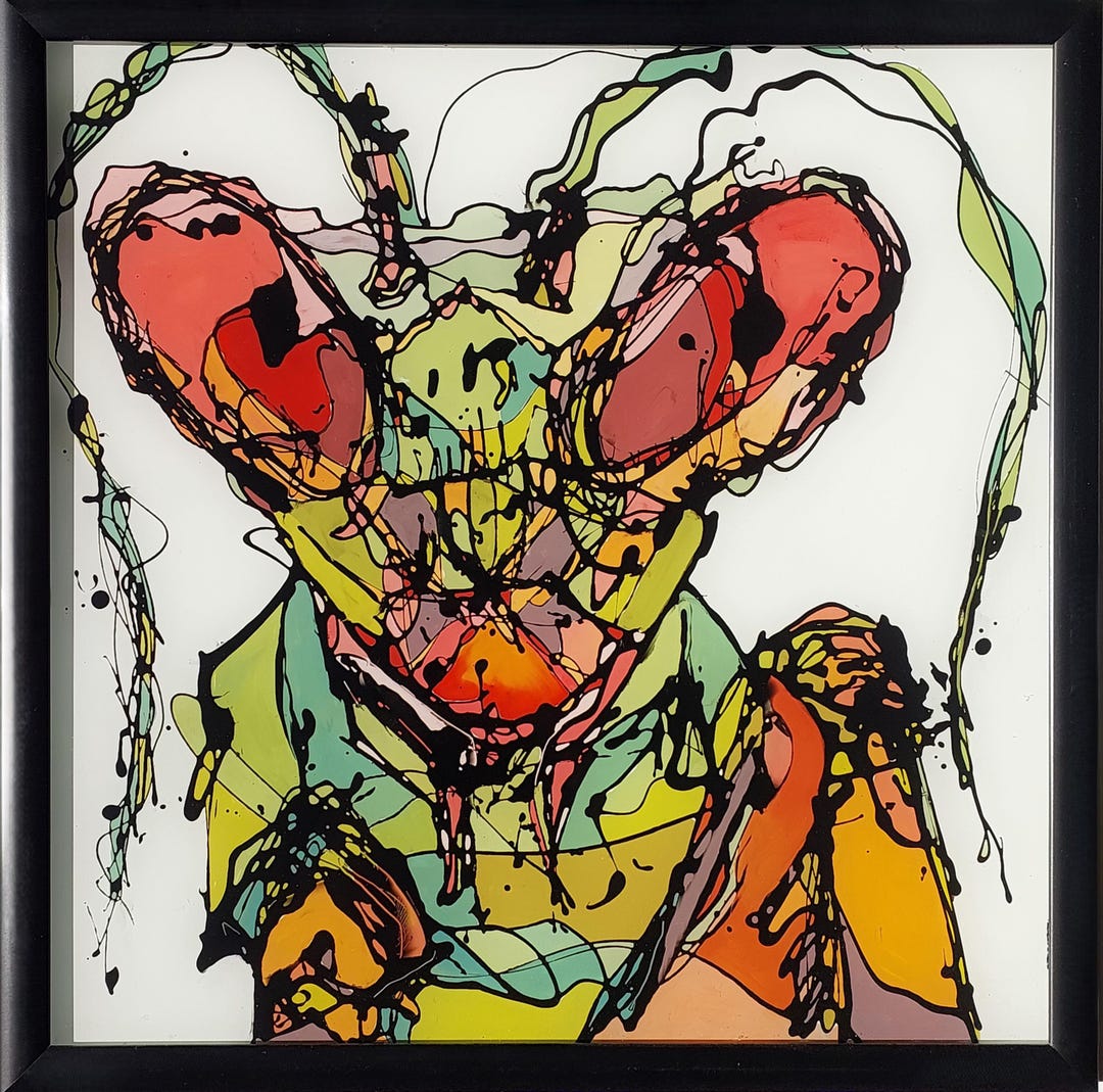 Portrait of Insect Oil Painting - Etsy