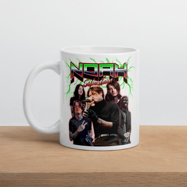 Noah Sebastian Bootleg Mug - Bad Omens | Retro | Bootleg | 90s