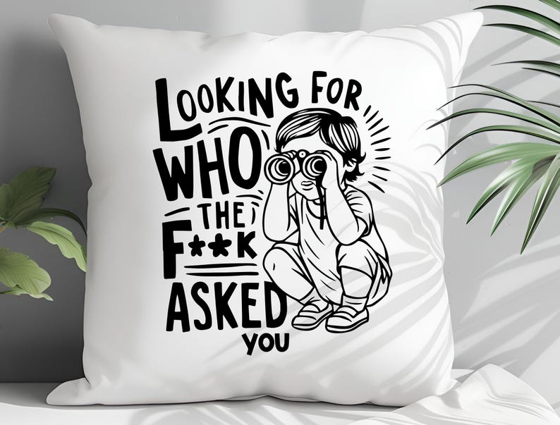 Looking for Who Asked Sarcastic SVG PNG: Funny Quote (Digital File) image 2