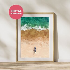 Digital Wall art, Beach Watercolor, Nature Watercolor, Printable décor, digital download