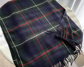 Sciarpa a quadri blu in lana morbida e soffice mix regalo invernale per lui o lei in morbido plaid a quadri Sciarpa oversize in cashmere 200 x 50