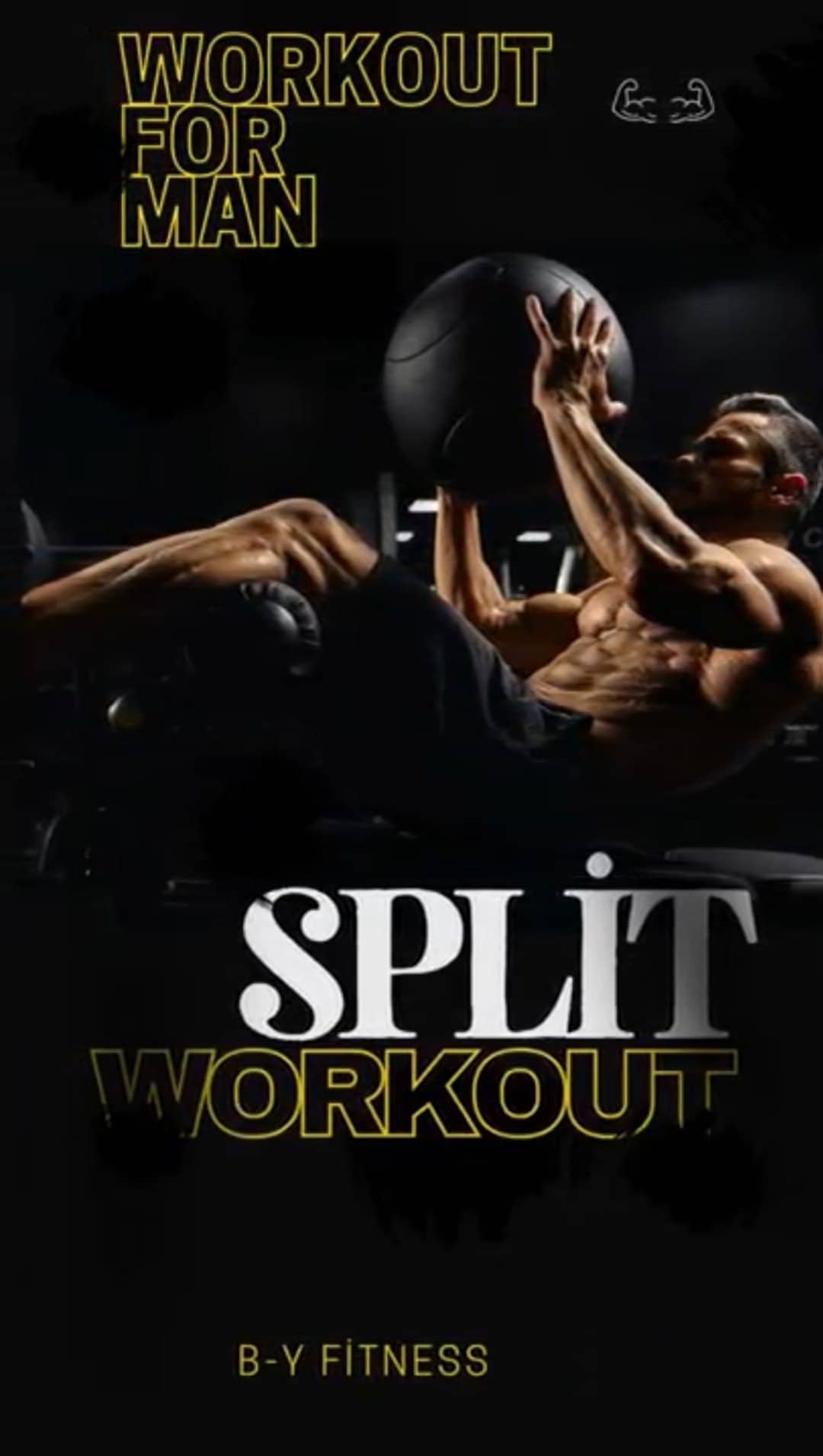 12-week Split Fitness Program for Men, Fitness Ebook Template, Coaching ...