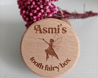 Personalized Wooden Tooth Fairy Box: Engraved Keepsake