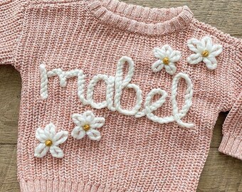 Embroidered Name Sweater with add ons