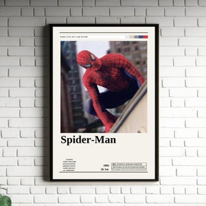 Spider-Man Movie Poster - Film Fan Collectibles - Vintage Movie Show Poster - Home Decor - Wall Art - Poster Gifts - Gifts For Him