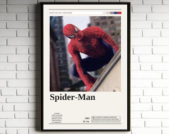 Spider-Man Movie Poster - Film Fan Collectibles - Vintage Movie Show Poster - Home Decor - Wall Art - Poster Gifts - Gifts For Him