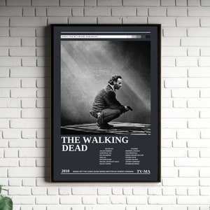 The Walking Dead TV Show Poster - Film Fan Collectibles - Vintage TV Show Poster - Home Decor - Wall Art - Poster Gifts