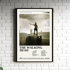 The Walking Dead TV Show Poster - Film Fan Collectibles - Vintage TV Show Poster - Home Decor - Wall Art - Poster Gifts