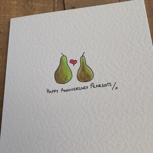Karte für den Hochzeitstag der Eltern
