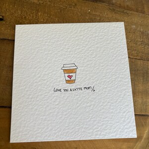 Carte café fête des mères