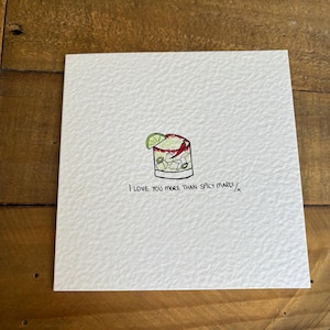 Carte d'anniversaire de Marguerite