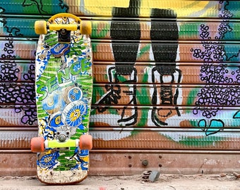 Vintage skateboard from the 80s / 90s skateboard.